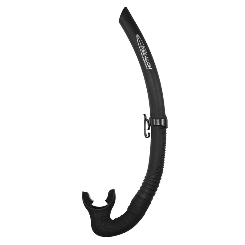 Seaquest Semi-Rigid Spearfishing Snorkel black