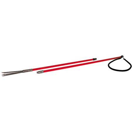 Tridente Rojo Desmontable de 150 cm con 5 Puntas