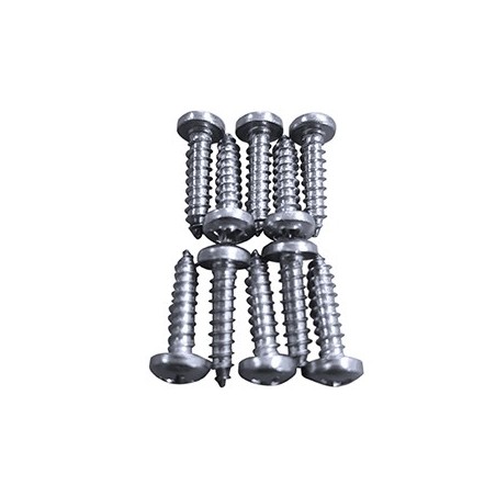 Kit cruciform stainless steel screws - 10pcs