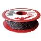 Polyester 100K negro/rojo - 1,6mm/50m (100 DaN)