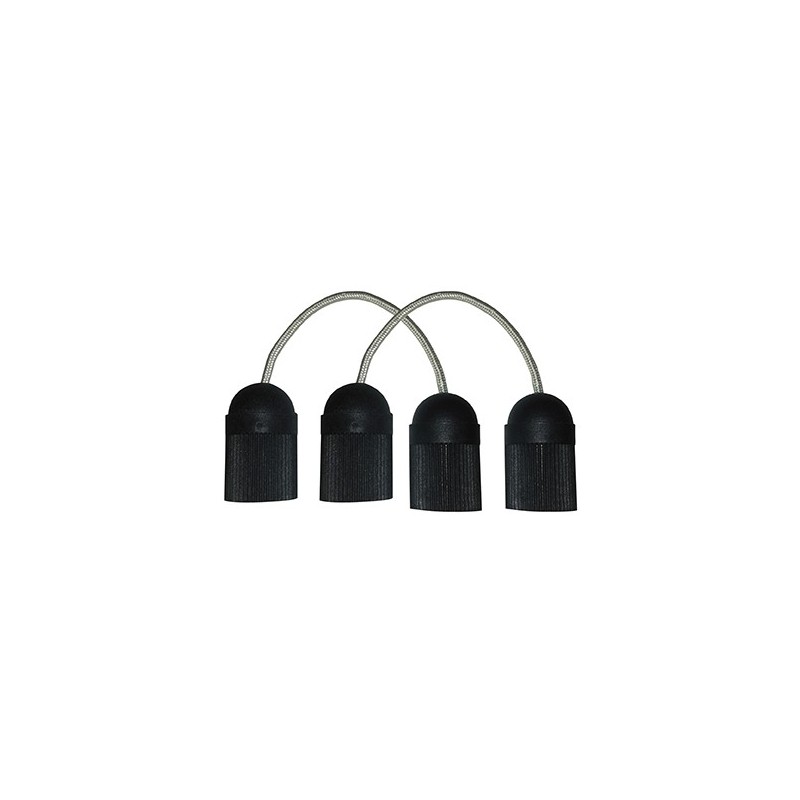 Obus Dyneema avec obus plastiques vissés rouges - Pack 2pcs