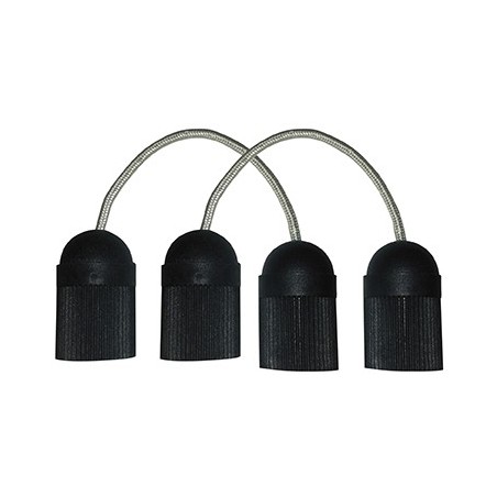 Wishbone  DYNEMA threaded BLACK  - Pack 2pcs