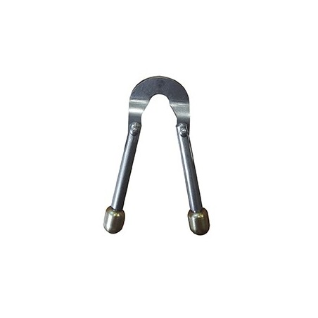 Articulated wishbone with brass balls - 2pcs