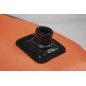 Orange double envelope round buoy