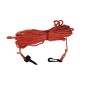 Orange double envelope round buoy