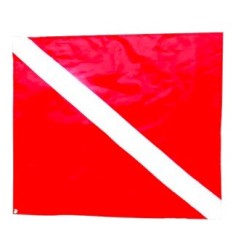 Pavillon rouge pour bateau 40x33cm (Fox)