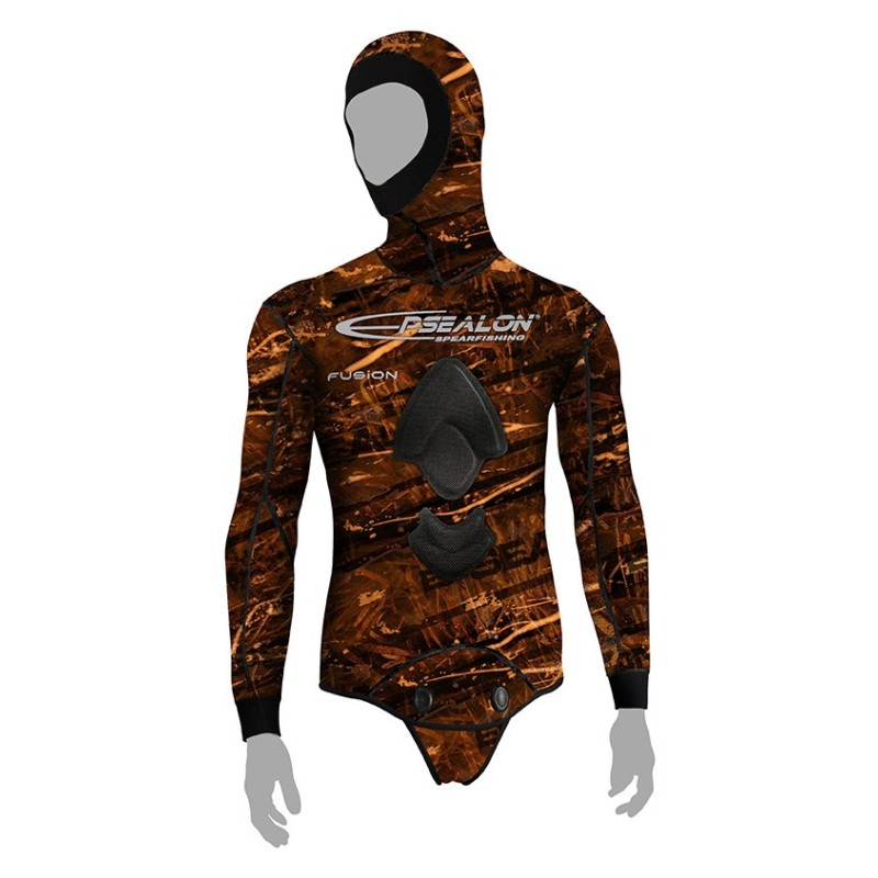 Chaquetas pesca submarina - Fusion brown