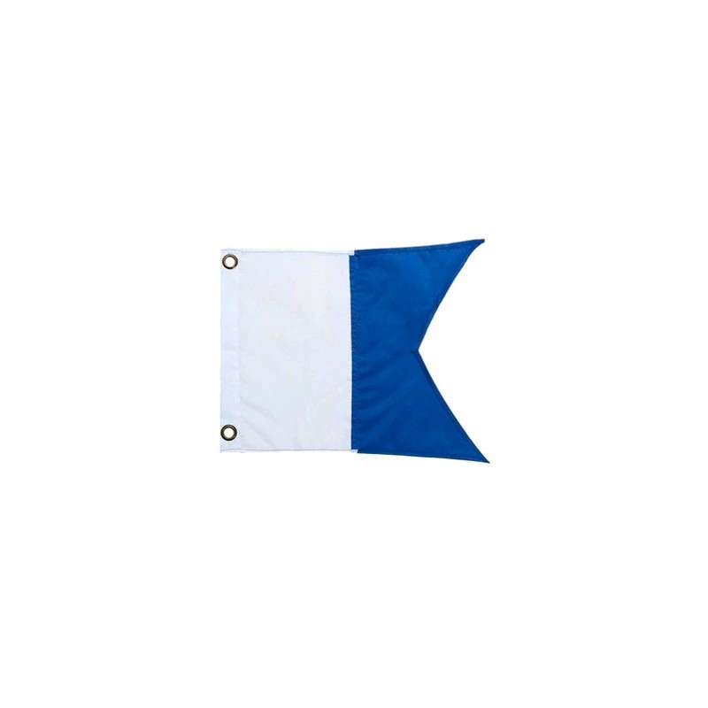 Bleu flag for boat 40x33cm (Alpha)