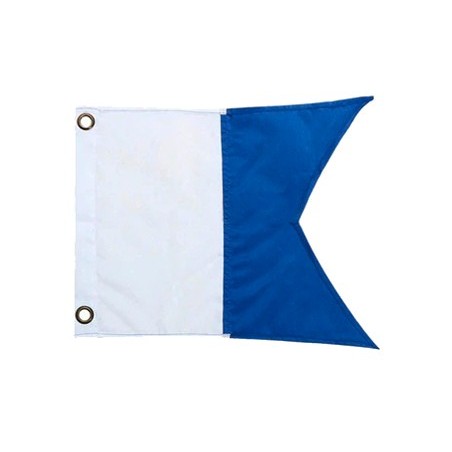 Bandera barco AZUL 40x33cm (Alpha)