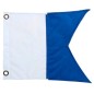 Bleu flag for boat 40x33cm (Alpha)