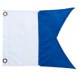 Bleu flag for boat 40x33cm (Alpha)