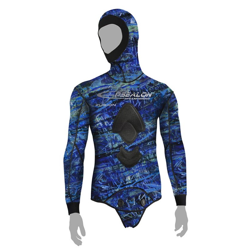 Vestes chasse sous-marine - Blue fusion 3mm Vestes chasse sous-marine - Blue fusion 3mm