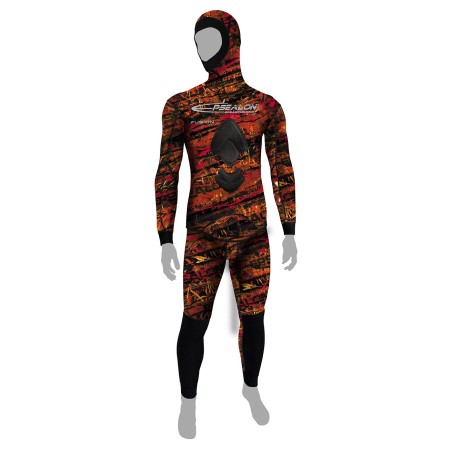 Spearfishing wetsuits 1,5mm - Red Fusion