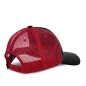 Casquette Fisher noire & rouge