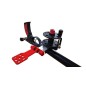 Pivoting plastic camera support for Striker spearguns red