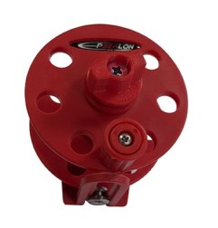 Moulinet Mustang 30 mt - montage rapide rouge