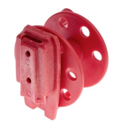 Moulinet Mustang 30 mt - montage rapide rouge