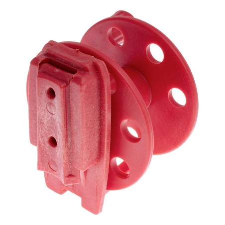 Moulinet Mustang 30 mt - montage rapide rouge