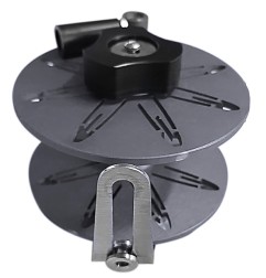 Moulinet Elysium Alu 30mt - base plate universelle