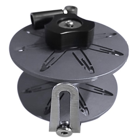 Moulinet Elysium Alu 30mt - base plate universelle