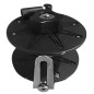 Moulinet Elysium Alu 15mt / 50mt - base plate universelle noir