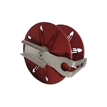 Moulinet Elysium Alu 15mt / 30mt / 50mt / 70mt - montage rapide rouge