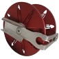 Moulinet Elysium Alu 15mt / 30mt / 50mt / 70mt - montage rapide rouge