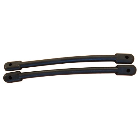 Shock absorbers rubber black - pack 2pcs