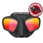 Masque Seawolf avec verres Red Flash & sangle "Fat strap"