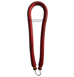 Firestorm - Circular sandow cord with closed dyneema - Red/black - Ø14/16/18mm