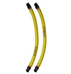 Supernova - High quality rubber band by pair -Yellow/red