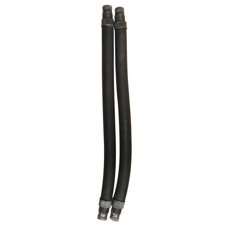 Shockwave - Pair of rubber bands black - Screwed ends - 18,5mm dia.