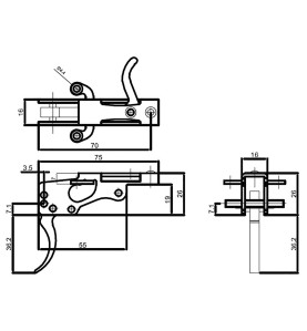 Stainless steel DM mechanism