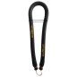 Maori Circular Speargun Band with Closed Dyneema Wishbone Black Orange Ø14, 16 or 18 mm