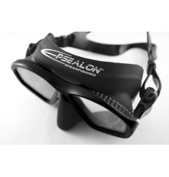 Seaquest Diopter Black Mask for Corrective Lenses