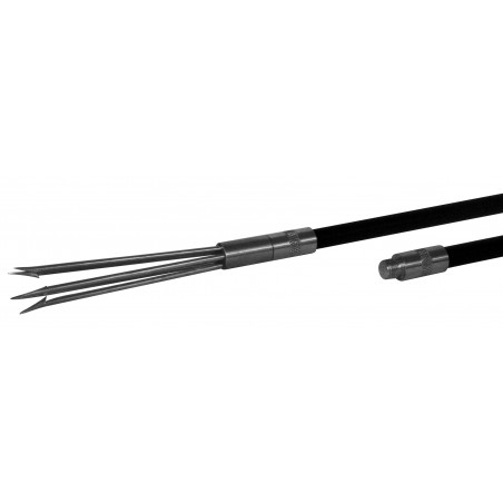 Tridente Negro Desmontable de 150 cm con 5 Puntas para Pesca Submarina