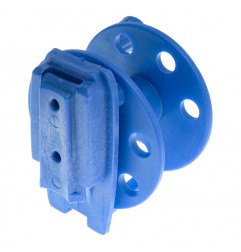 Reel Mustang blue 30mt - quick mount