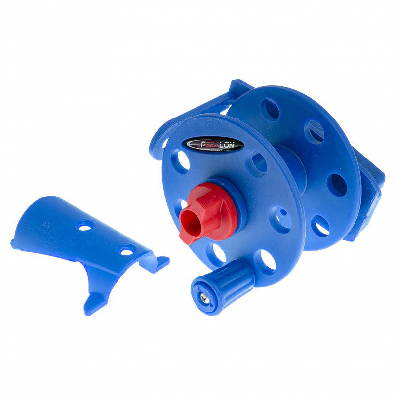 Moulinet Mustang 30mt - montage rapide bleu