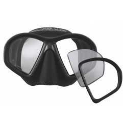 Seaquest Diopter Black Mask for Corrective Lenses