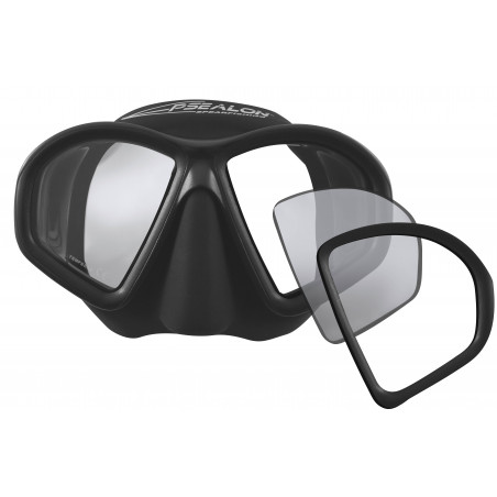 Mask SeaQuest Diopter - Without lenses - Black or orange