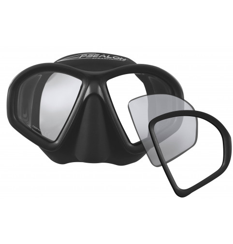 Mask SeaQuest Diopter - Without lenses - Black or orange