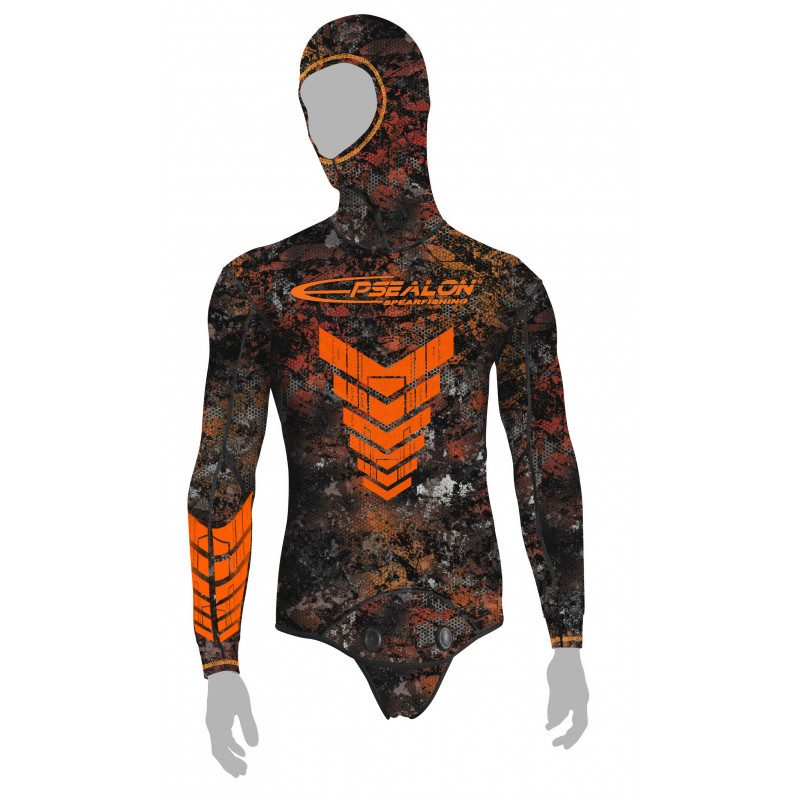 Vestes chasse sous-marine - NEOS Orange 7mm