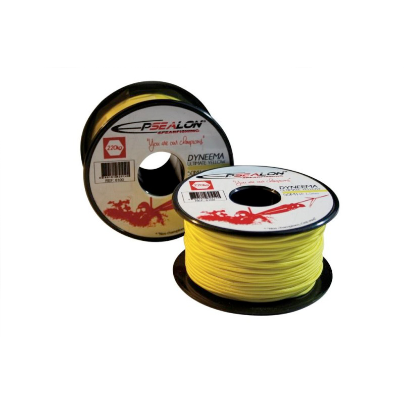 Dyneema Ultimate - jaune 1,5mm - 50mt (220 DaN)