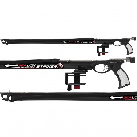 Arbaleta STRIKER Negra Ø28 de Aluminio con Carrete