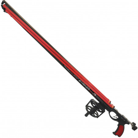 Ballesta STRIKER PRO negro Ø28 de Aluminio con Carrete