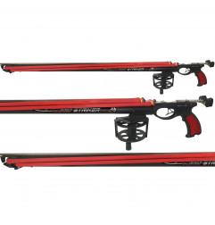 Ballesta STRIKER PRO negro Ø28 de Aluminio con Carrete