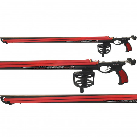 Ballesta STRIKER PRO negro Ø28 de Aluminio con Carrete
