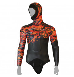 Spearfishing jackets - Red Fusion Skin (100% smoothskin)