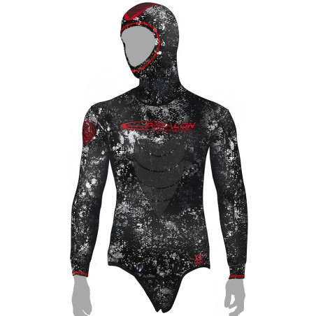 Spearfishing jackets - Black SeaBass -7mm