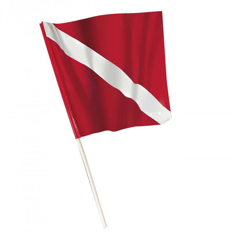 Mast + red flag for Patrol raft board (Fox)